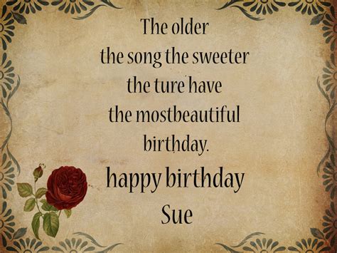 happy birthday sue image | Birthday Star