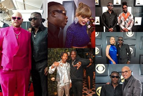 Stonebwoy shares photos of superstars he met with at the 65th Grammy awards