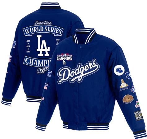 Los Angeles Dodgers 2020 World Series Champions Poly-Twill Full-Snap ...