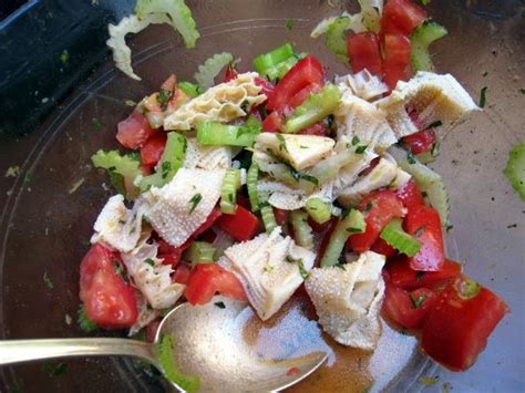Antonia Eats: Honeycomb tripe salad