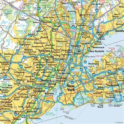 Maps of New York City | New york city map, Map of new york, Area map