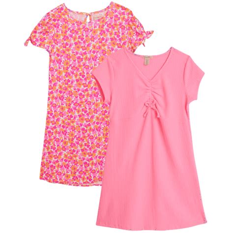 Love Republic Girls' Dress - 2 Pack Sundress - Cute Casual Summer Dress for Girls (7-16 ...