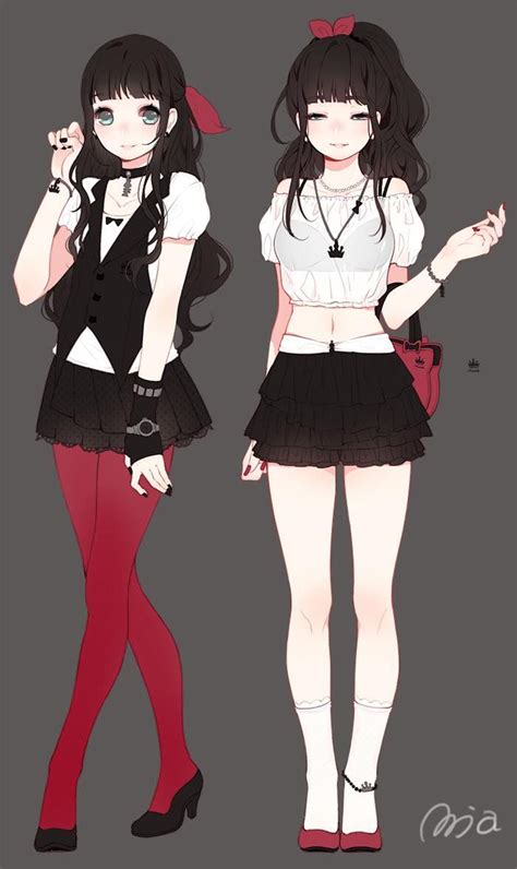 Modern Anime Girl Outfits