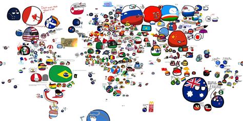 Countryballs World Map 2019