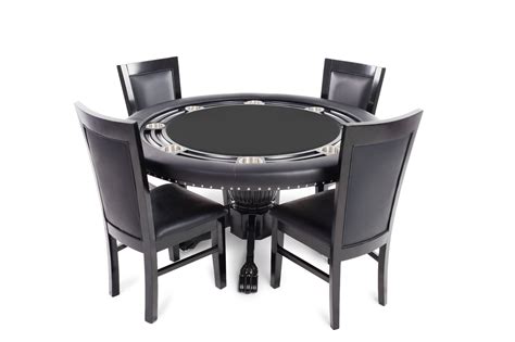 You'd like all in black? There you go: Convertible Poker & Dining Table Nighthawk by BBO ...