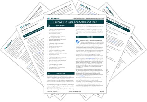 Farewell to Barn and Stack and Tree Poem Summary and Analysis | LitCharts