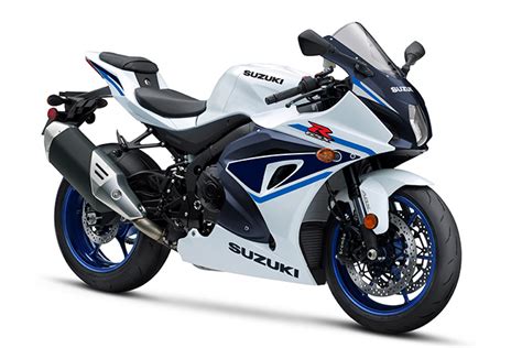 2023-Suzuki-GSX-R1000-in-Pearl-Brilliant-White-and-Metallic-Matte-Stellar-Blue | Rider Magazine