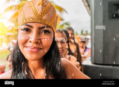 Miskito indigenous woman from nicaragua in traditional clothing made ...