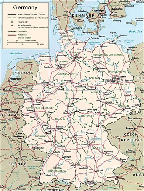 Germany Maps | Printable Maps of Germany for Download