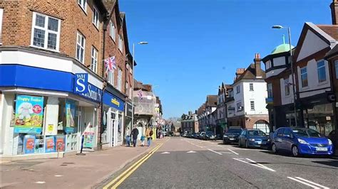 Gerrards Cross High Street - 4K - Daytime Drive - YouTube