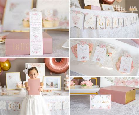 LDS Baptism Bundle Girl LDS Baptism Invitation Girl - Etsy