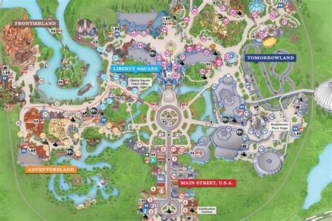 Disney Maps and Maps of Disney Theme Parks, Resort Maps | Disney world map, Disney map, Theme ...