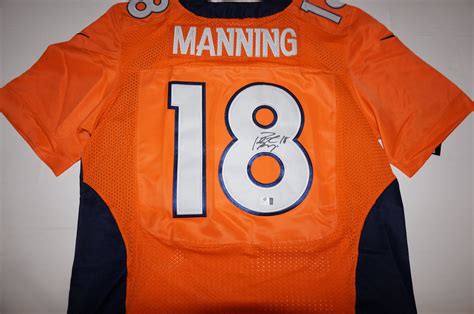 Lot Detail - PEYTON MANNING SIGNED BRONCOS NIKE NFL JERSEY