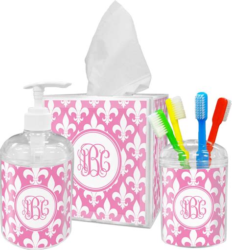 Fleur De Lis Bathroom Accessories Set – Semis Online