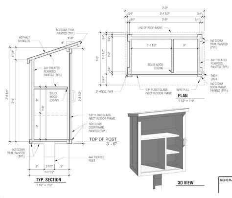 Plans: One of Two | Little free pantry, Little free library plans, Little free libraries