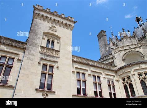 medieval and renaissance castle in france Stock Photo - Alamy