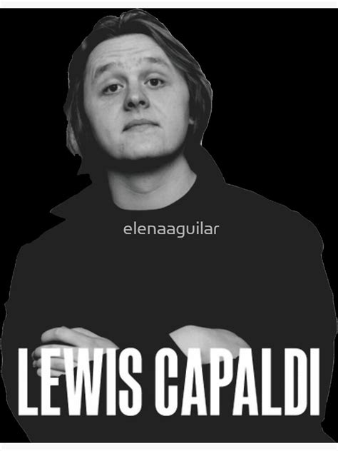 "LEWIS CAPALDI" Poster for Sale by elenaaguilar | Redbubble