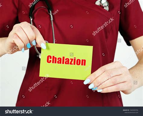 Medical Concept Meaning Chalazion Phrase On Stock Photo 1945999702 | Shutterstock