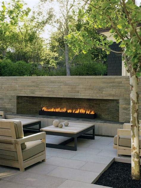 Contemporary Outdoor Fireplace Designs – I Am Chris