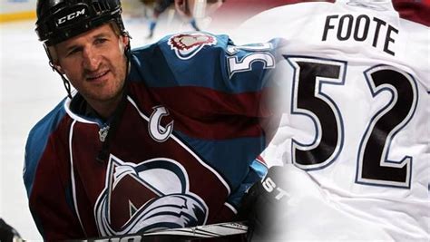 The Avalanche will retire Adam Foote’s No. 52 jersey before the Saturday, Nov. 2 game against ...