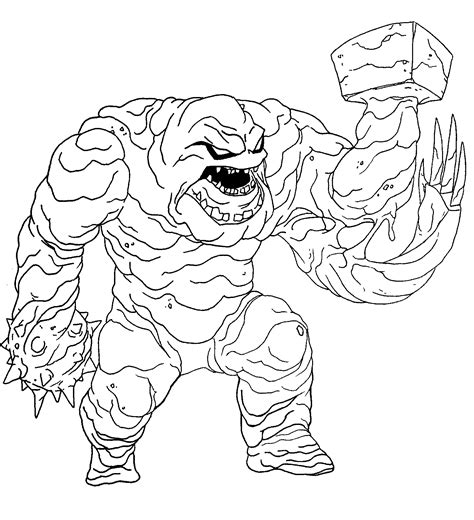 Lego Clayface Batman Coloring Page - Free Printable Coloring Pages