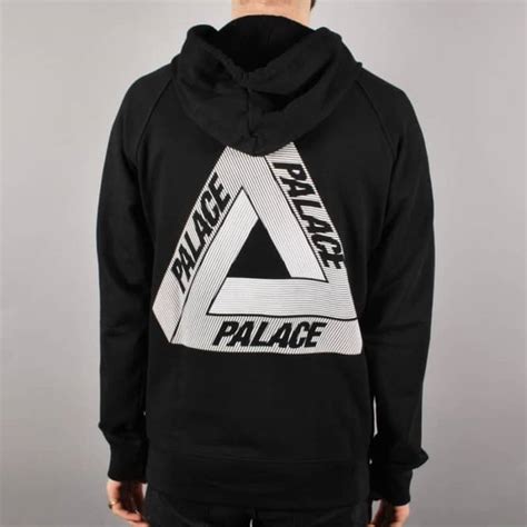 Palace Skateboards Palace Tri-Line Zip Hoodie - Black - Hooded Tops ...