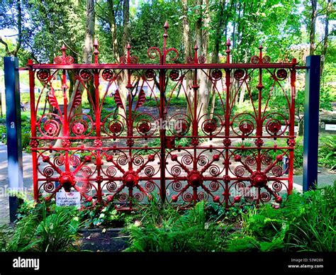 Strawberry Fields gates in Woolton, Liverpool Stock Photo - Alamy