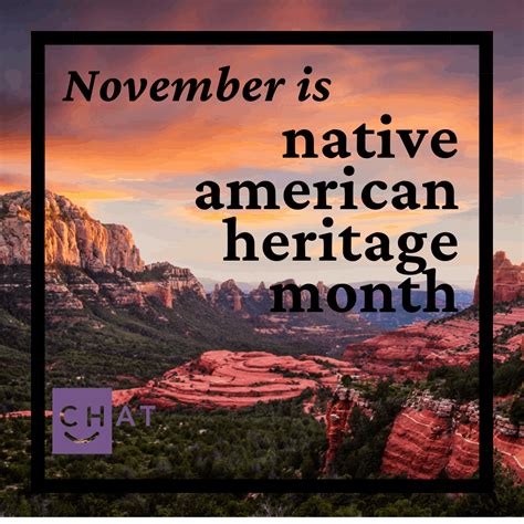 Native American Heritage Month - CHAT