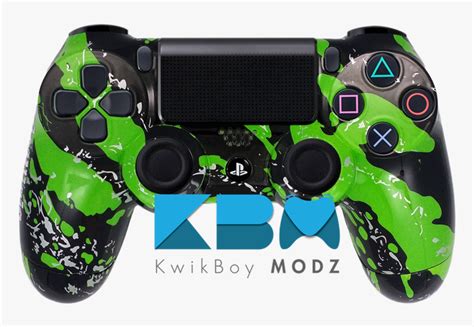 Blue Camo Ps4 Controller, HD Png Download - kindpng