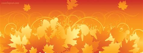 Autumn Pretty Leaves Facebook Cover | Fall facebook cover, Facebook ...