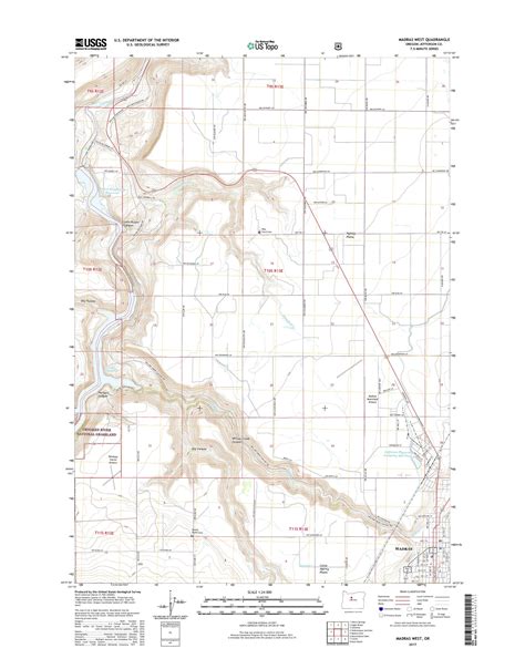 MyTopo Madras West, Oregon USGS Quad Topo Map