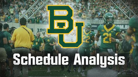 Analyzing the 2023 Schedule: Baylor Bears