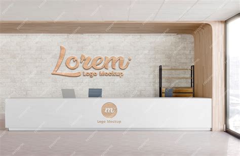 Premium PSD | Office reception mockup design