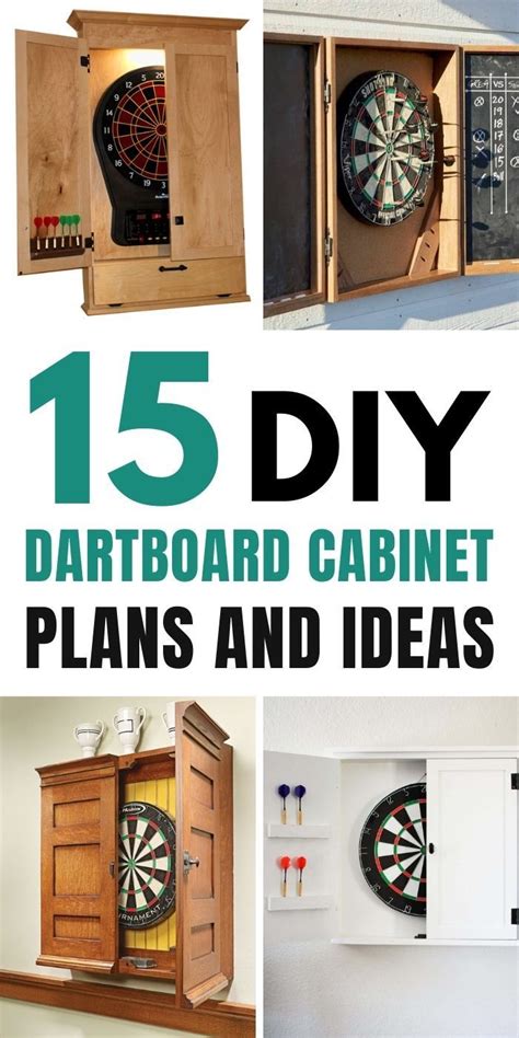 15 DIY Dartboard Cabinet Plans And Ideas