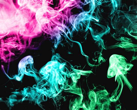 Sensuous Colored Smoke Photography Hd Wallpaper Wallpaper - Background Neon Blue Smoke ...