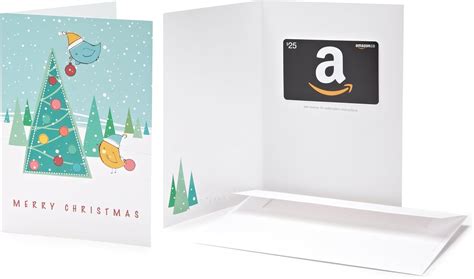 Amazon.ca $25 Gift Card in a Greeting Card (Christmas Tree Design ...