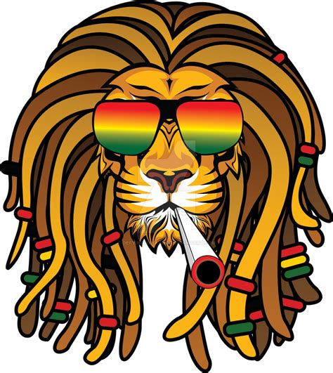 Rasta Lion Logo/Tattoo by DefyingMyKarma on DeviantArt