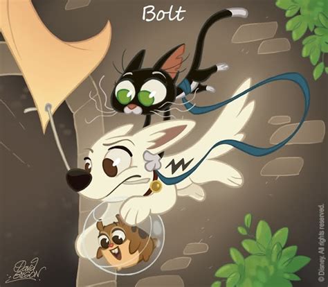 Bolt, Mittens and Rhino | Chibi disney, Bolt disney, Disney artwork