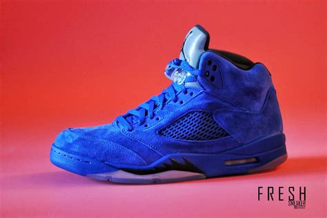 AIR JORDAN 5 RETRO (BLUE SUEDE) – Fresh Sneaker Boutique