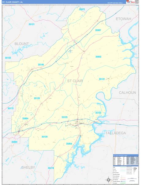 St-Clair County, AL Map Book - Basic