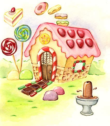 hansel gretel - cake house by zombieoctopus on DeviantArt | Art drawings for kids, Candy house ...