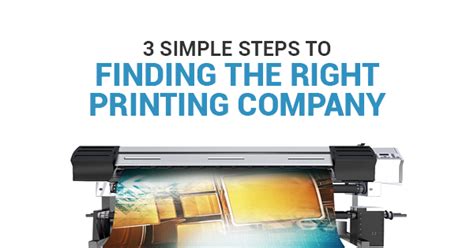 3 Simple Steps to Finding the Right Printing Company - Boston Business Printing