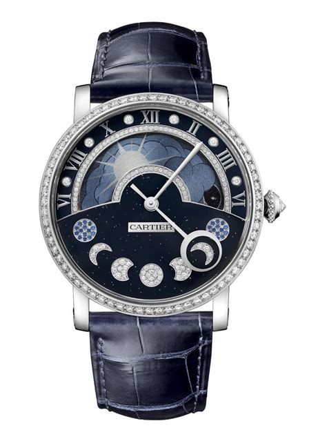 Cartier, Rotonde de Cartier Day/Night Retrograde Moon Phases - Time ...