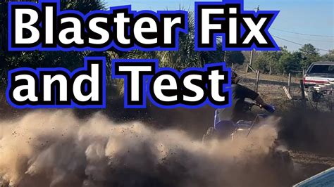 Yamaha Blaster gets a new rear axle, Clutch, and Exhaust - YouTube