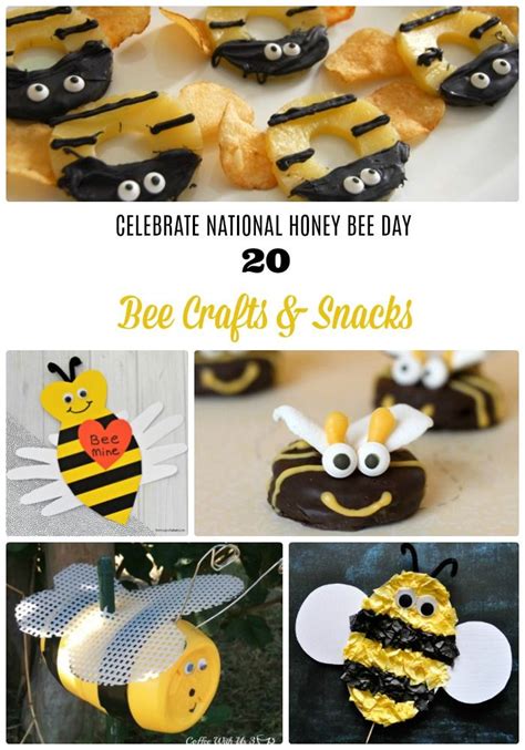 20 Honey Bee DIY Projects, Kids Crafts and Snacks