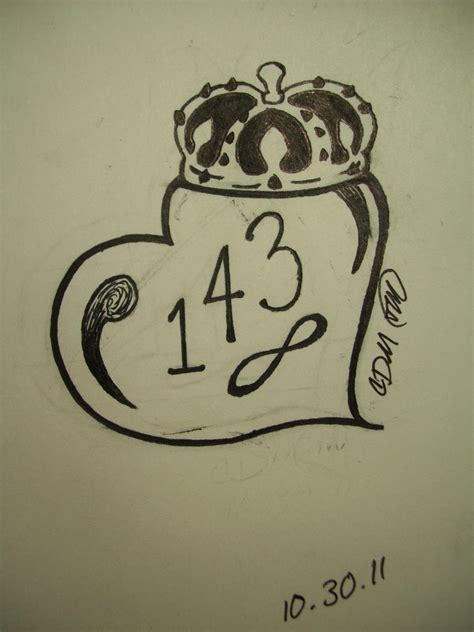 143, I love you by cdmami on deviantART