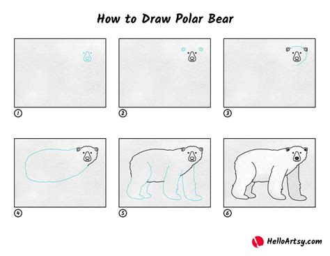 How To Draw A Polar Bear Easy