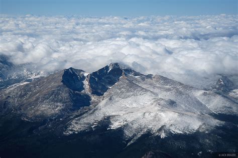 Longs Peak Aerial | Rocky Mountain National Park, Colorado | Mountain Photography by Jack Brauer