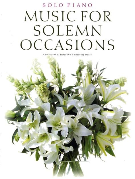 Music For Solemn Occasions – Piano | promusica.ie