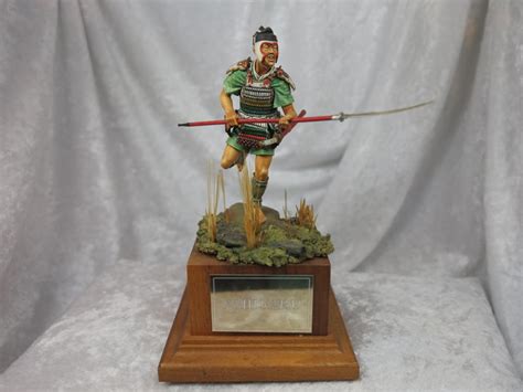 Ashigaru Hand Painted Miniature Model Figure. 7"H